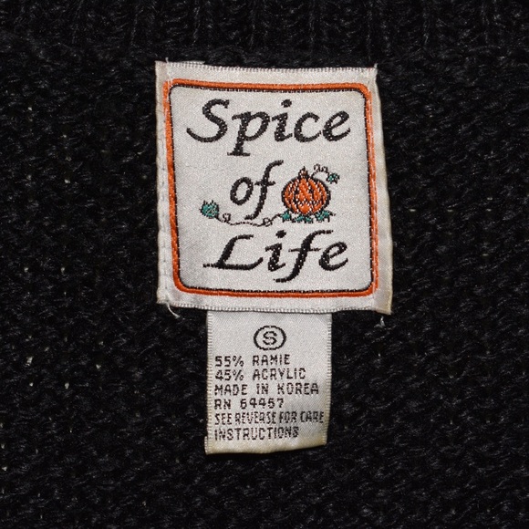 Vintage Halloween Spooky Novelty Sweater Cardigan - Picture 6 of 6